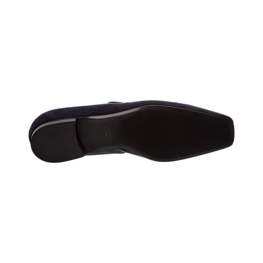 Toteme Venetian Velvet Loafer, Grey - Picture 4 of 5